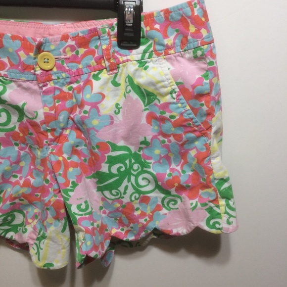 Lilly Pulitzer Buttercup Shorts Sz 0 Mariposa - Picture 6 of 8